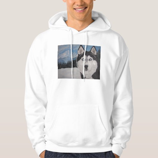 Heisere Malerei Hoodie (Vorderseite)