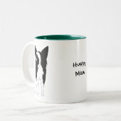 Heisere Mama-Tasse Zweifarbige Tasse (Vorderseite Links)