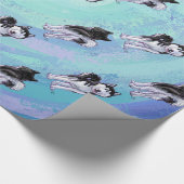 Heisere Muster Geschenkpapier (Ecke)