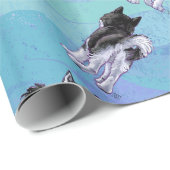 Heisere Muster Geschenkpapier (Rolleneckpunkt)