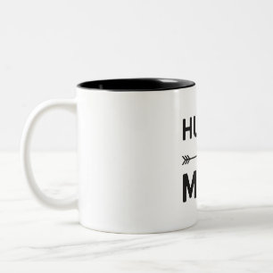 Heisere Mutter-Tagesgeschenke Mutter-Siberian Dog Zweifarbige Tasse