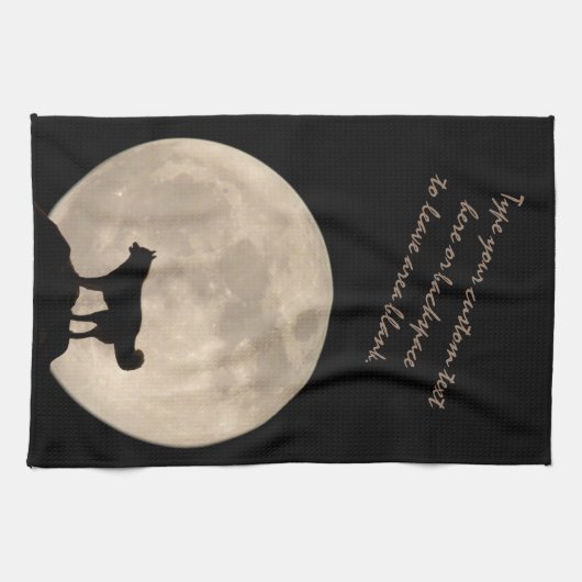 Heisere personalisierte küchentuch (Horizontal)