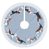 Heisere Polyester Weihnachtsbaumdecke (Vorderseite)
