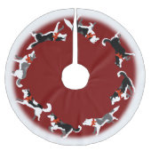 Heisere Polyester Weihnachtsbaumdecke (Vorderseite)