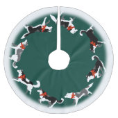 Heisere Polyester Weihnachtsbaumdecke (Vorderseite)