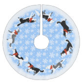 Heisere Polyester Weihnachtsbaumdecke (Vorderseite)