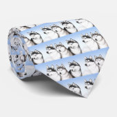 Heisere Schlitten-HundeKrawatte Krawatte (Gerollt)