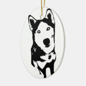 Heisere Verzierung Keramik Ornament (Links)