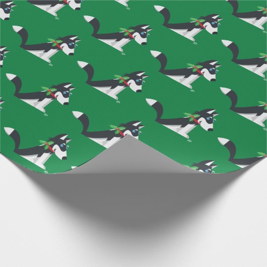 Heiserer Feiertag - Packpapier (Grün) (Ecke)