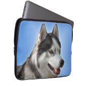 Heiserer Laptop-Kasten-sibirischer Husky mustert Laptopschutzhülle (Vorne Rechts)
