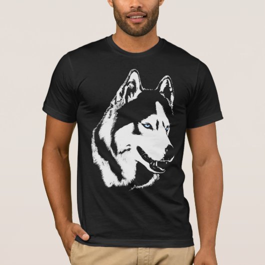 Heiserer Shirt-Wolf-HundeunisexShirt-Hundeshirts T-Shirt (Vorderseite)