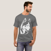 Heiserer Shirt-Wolf-HundeunisexShirt-Hundeshirts T-Shirt (Vorne ganz)