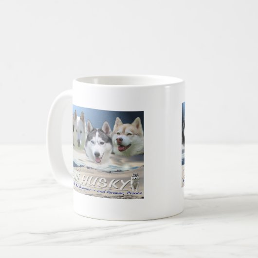 heiserer sleding Hund Kaffeetasse (Vorderseite Links)