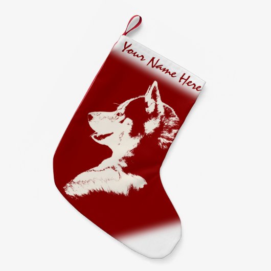 Heiserer WeihnachtsStrumpf-personalisierter Kleiner Weihnachtsstrumpf (Vorderansicht (hängend))