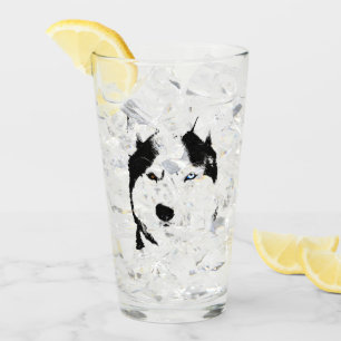 Heiseres GlasHusky-Augen-Glas personifizieren Glas