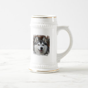 Heiseres Hundebier Stein Bierglas