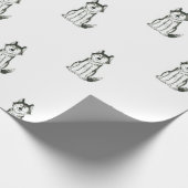 Heiseres Hundegeschenk-Packpapier Geschenkpapier (Ecke)
