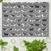 Heiseres Hundetuchheiseres Malamute-Tee-Tuch Küchentuch (Gefaltet)