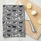 Heiseres Hundetuchheiseres Malamute-Tee-Tuch Küchentuch (Viertel Falte)