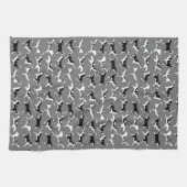 Heiseres Hundetuchheiseres Malamute-Tee-Tuch Küchentuch (Horizontal)