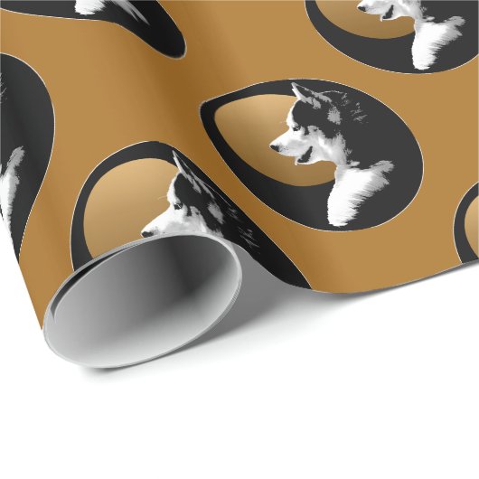 Heiseres Packpapier-heiseres Geschenkpapier (Rolleneckpunkt)