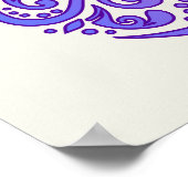 Heiserkeit Baum des Lebens Mandala - beruhigende S Poster (Ecke)