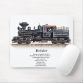 Heisler aufzeichnenlokomotive mousepad (Mit Mouse)