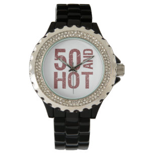 Heiß 50. Geburtstag Armbanduhr