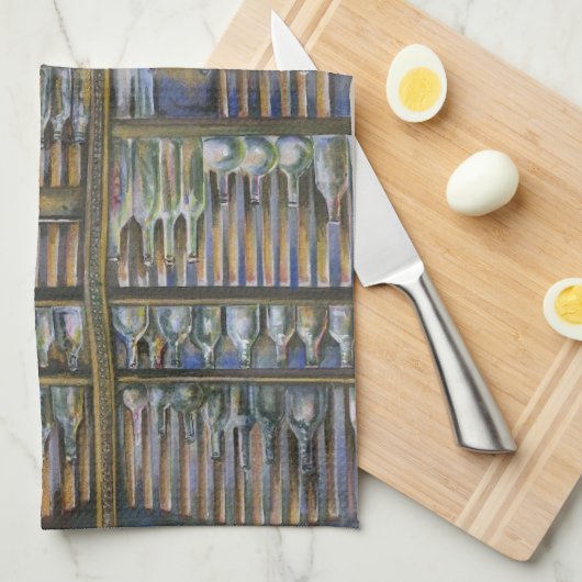 heiß, aber nicht bewegend geschirrtuch (Viertel Falte)