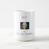 Heiß als Hamilton-Tasse Kaffeetasse (Mittel)