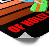 Heiß als Surfer Weihnachten Weihnachten im Party i Poster (Ecke)