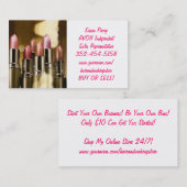 HEISS!! AVON-Visitenkarten Visitenkarte (Vorne/Hinten)