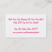 HEISS!! AVON-Visitenkarten Visitenkarte (Rückseite)