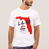 heiß! Frohe Weihnachten Florida Style Urlaub T-Shirt (Vorderseite)