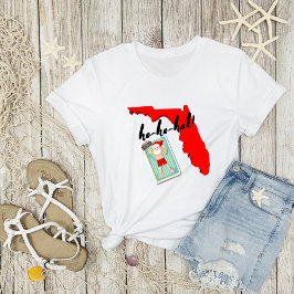 heiß! Frohe Weihnachten Florida Style Urlaub T-Shirt