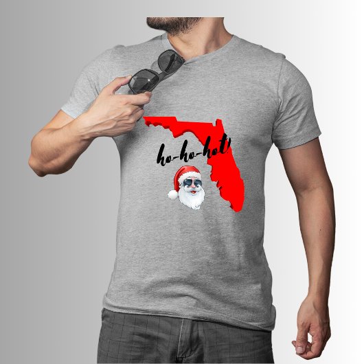 heiß! Frohe Weihnachten Florida Style Urlaub T-Shirt