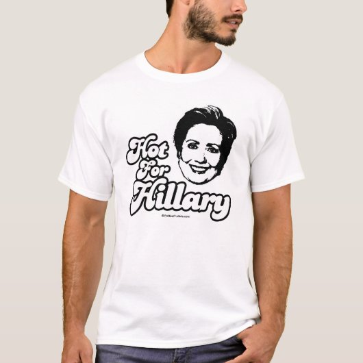 Heiß für Hillary-T - Shirt (Vorderseite)