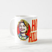 Heiß für Hillary-Tasse Kaffeetasse (Vorderseite Links)