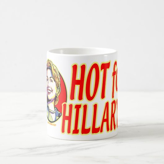 Heiß für Hillary-Tasse Kaffeetasse (Mittel)