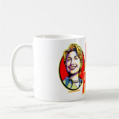 Heiß für Hillary-Tasse Kaffeetasse (Links)