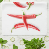 Heiß! Geschirrtuch (Gefaltet)