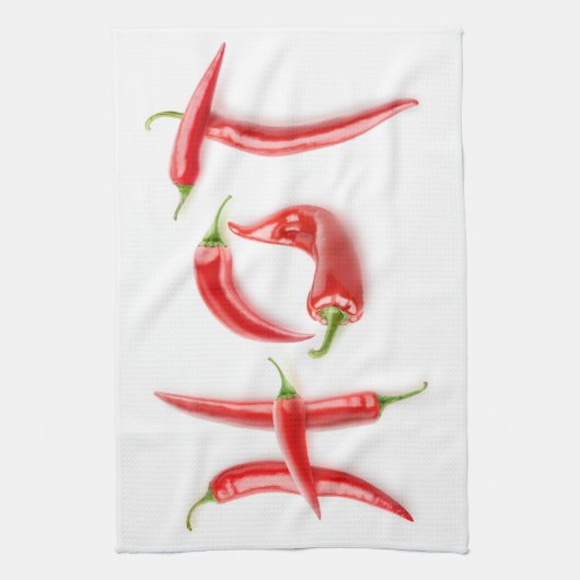 Heiß! Geschirrtuch (Vertikal)