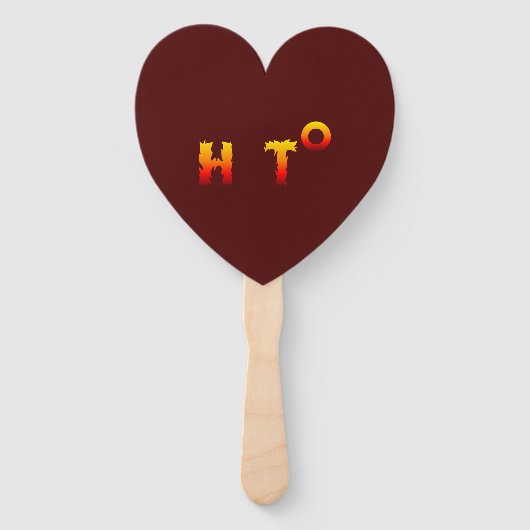 heiß | Globale Erwärmung Fächer (Rückseite)