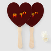 heiß | Globale Erwärmung Fächer (Vorne und Hinten)