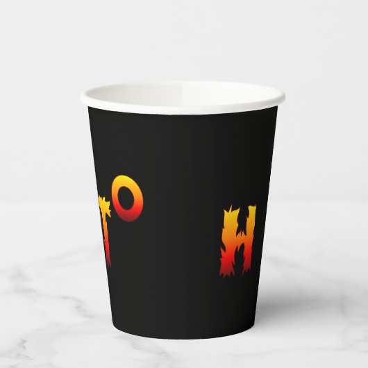 heiß | Globale Erwärmung Pappbecher (Links)