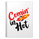 heiß kommen notizblock (Vorderseite)
