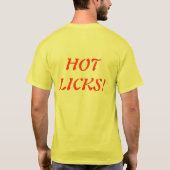 Heiß leckt! T-Shirt (Rückseite)