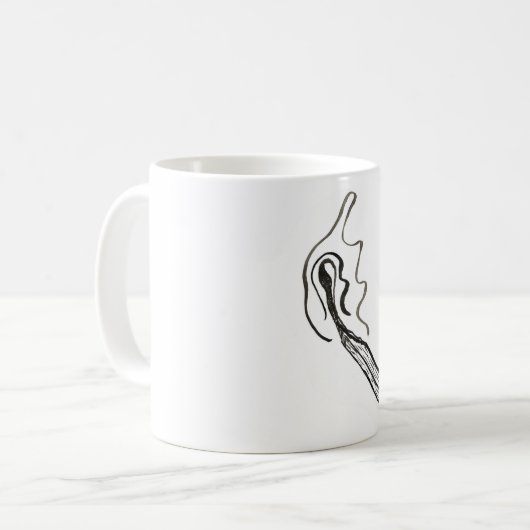 HEISS muss TassKaff! -  Kaffeetasse (Vorderseite Links)