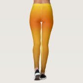 Heiß Orange. Leggings (Rückseite)