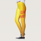 Heiß Orange. Leggings (Links)